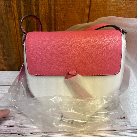 Kate Spade New York Knott Medium Saddle Bag Orchid - Picture 7 of 7